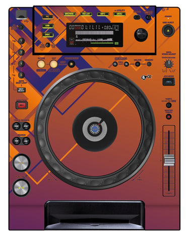 Pioneer DJ CDJ 850 Skin Squared Hollow